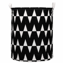 Úložný kôš 55L, čierne pruhy SPRINGOS HA0122