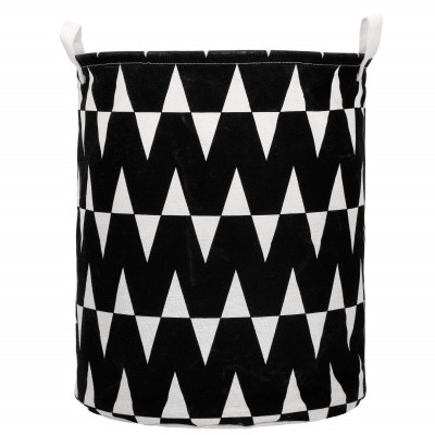 Úložný kôš 55L, čierne pruhy SPRINGOS HA0122