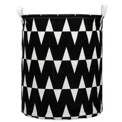 Úložný kôš 55L, čierne pruhy SPRINGOS HA0122