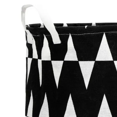 Úložný kôš 55L, čierne pruhy SPRINGOS HA0122