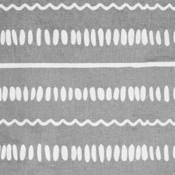 Úložný kôš 80L, šedý so vzorom SPRINGOS HA0126