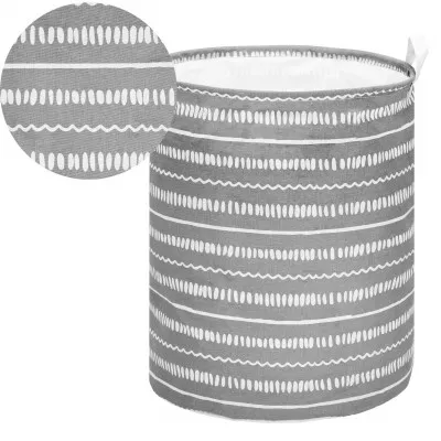 Úložný kôš 80L, šedý so vzorom SPRINGOS HA0126