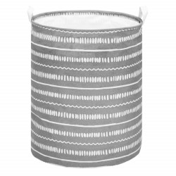 Úložný kôš 80L, šedý so vzorom SPRINGOS HA0126