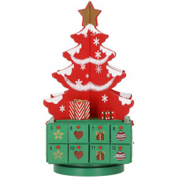 Adventný kalendár Stromček s priehradkami