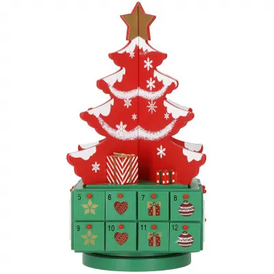 Adventný kalendár Stromček s priehradkami