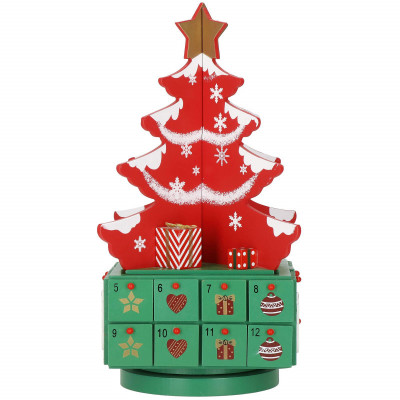 Adventný kalendár Stromček s priehradkami