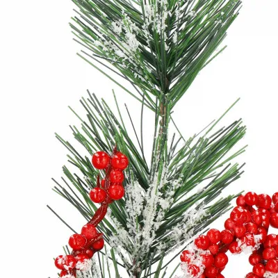 Vetvička s jarabinami a šiškou 58 cm