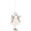 Vianočná ozdoba - Anjelik v klobúku 14 cm