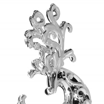 Vianočné ozdoby - Strieborný sob, súprava 2ks