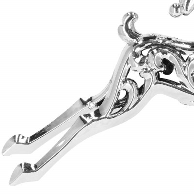 Vianočné ozdoby - Strieborný sob, súprava 2ks