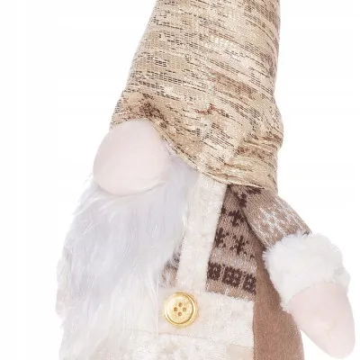 Škriatok GNOM 35 cm s béžovou čiapkou