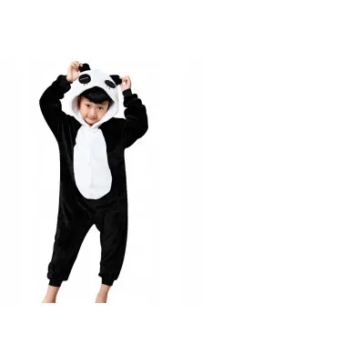 Pyžamo Kigurumi Panda čierno-biele, veľ. 125-140 cm SPRINGOS