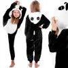 Pyžamo Kigurumi Panda čierno-biele, veľ. 125-140 cm SPRINGOS
