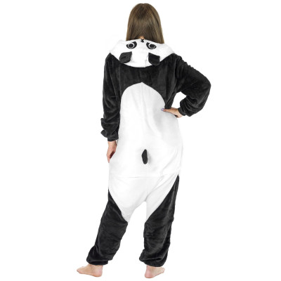 Pyžamo Kigurumi Panda čierno-biele, veľ. M SPRINGOS