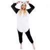 Pyžamo Kigurumi Panda čierno-biele, veľ. M SPRINGOS