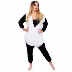 Pyžamo Kigurumi Panda čierno-biele, veľ. M SPRINGOS