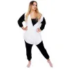 Pyžamo Kigurumi Panda čierno-biele, veľ. M SPRINGOS