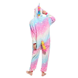 Pyžamo Kigurumi Jednorožec farebné, veľ. S PRINGOS