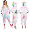 Pyžamo Kigurumi Jednorožec farebné, veľ. S PRINGOS