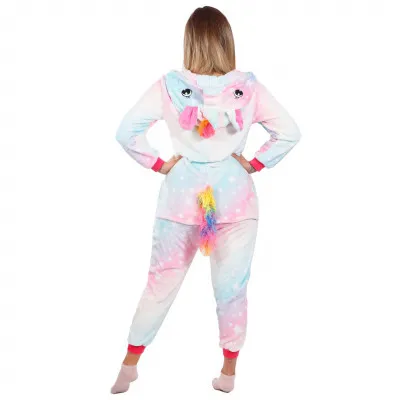 Pyžamo Kigurumi Jednorožec farebné, veľ. S PRINGOS