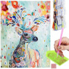 Diamantové maľovanie 40x30 cm, Jeleň Springos DIY