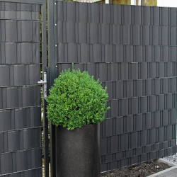 Tieniaca plotová páska 19cm x 35m, antracitová SPRINGOS FN0001