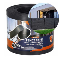 Tieniaca plotová páska 19cm x 35m, antracitová SPRINGOS FN0001