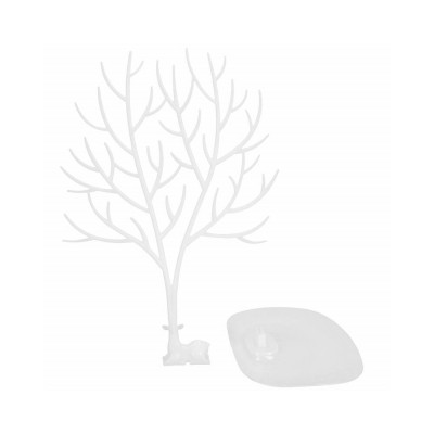 Stojan na šperky SPRINGOS DEER 2 biely