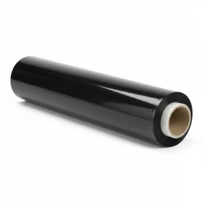 Strečová fólia 500mm 23my 1,5kg čierna nepriehľadná