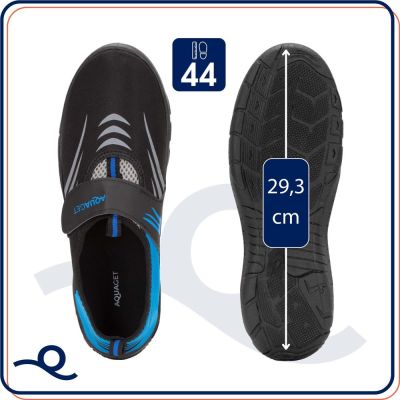 Topánky do vody pánske neoprénové veľ. 44 AQUAGET AQ0077 čierne