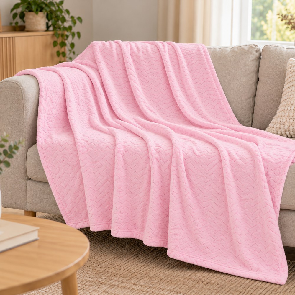 Deka 200x220 cm SPRINGOS Splendit HA7154 ružová