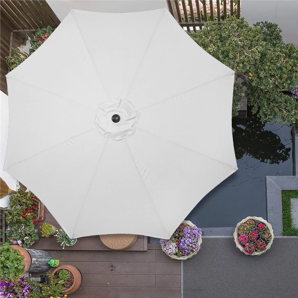 Záhradný slnečník 250 cm, tmavo šedý SPRINGOS SUNNY GU0021