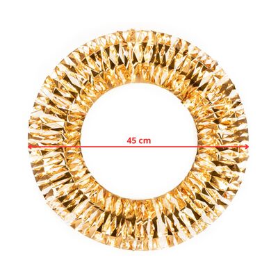 LED svetelný kruh 45cm 360LED 8-funkcií IP44 teplá biela