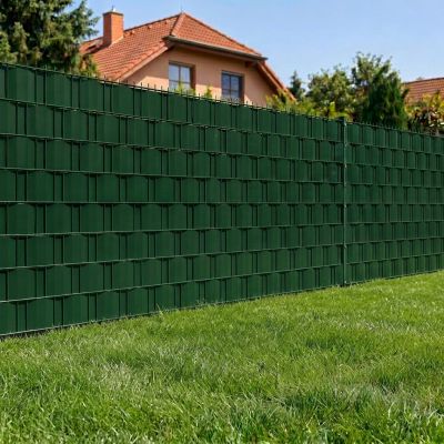 Plotová páska 19cm x 50m + spony SPRINGOS FN0011 zelená