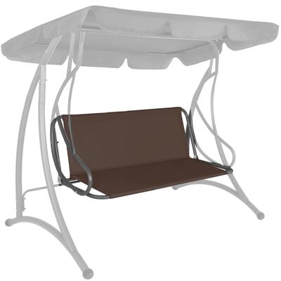 Poťah sedadla pre záhradné hojdačky 160X100 cm SPRINGOS GS0004S hnedý