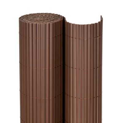 PVC zástena 1,6x5 m na balkón plot SPRINGOS GA0247 hnedá