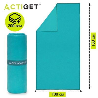 Rýchloschnúci uterák 100x180 cm ACTIGET ACT0192 sivý