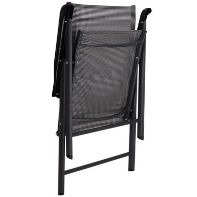 Záhradné kreslo SPRINGOS VERONA čierne