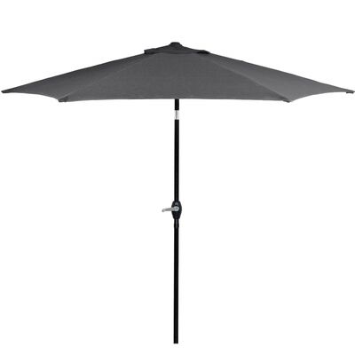 Záhradný slnečník 250 cm, tmavo šedý SPRINGOS SUNNY GU0021