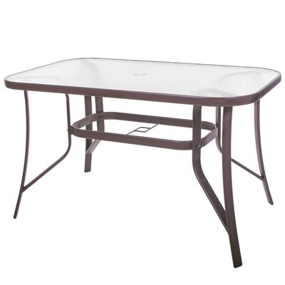 Záhradný stôl 120x70, hnedý SPRINGOS TOSCANA GF0076