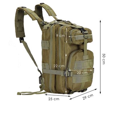 Športový batoh 20l ACTIGET GYMBAG čierno-zelený