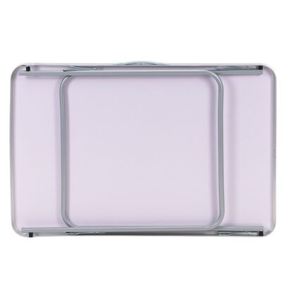 Kempingový stolík 90x60x70cm SPRINGOS CS0136 biely