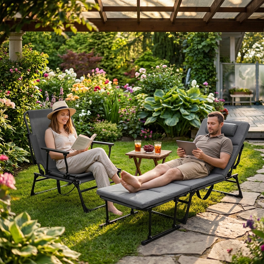 Záhradné kreslo SPRINGOS VERANO šedé