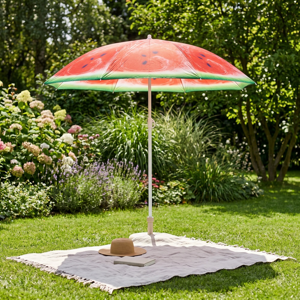 Záhradný slnečník 140 cm SPRINGOS VIVA BU0025 zelený