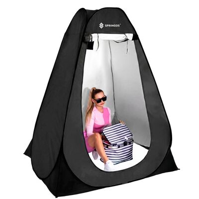 Turistická sada kempingový stolík + stolička SPRINGOS CS0165 sivá