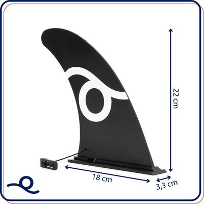 Stredová plutva na paddleboard 22 cm AQUAGET AQ0048