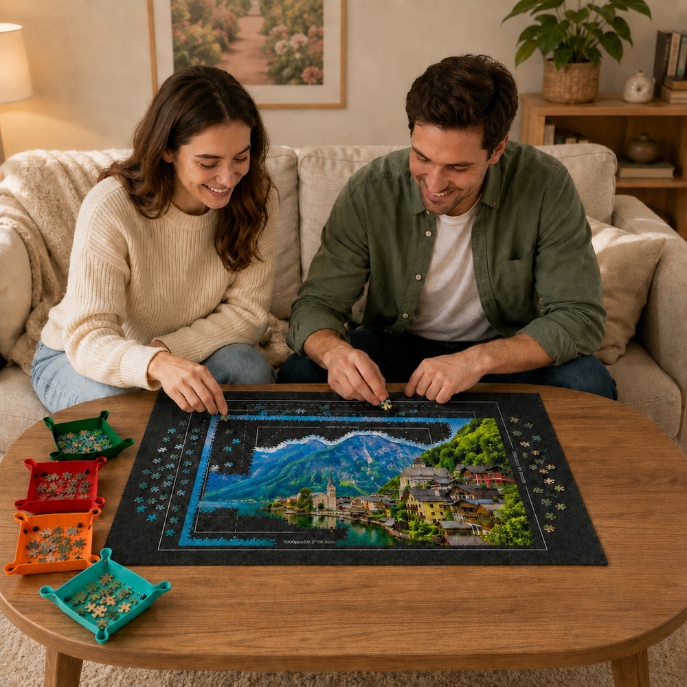 Podložka na puzzle 1500 dielikov SPRINGOS KG0067 čierna