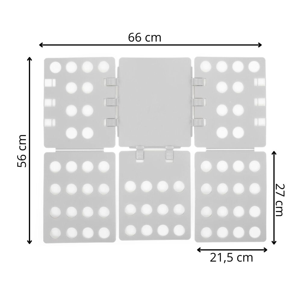 Doska na skladanie oblečenia 66x56 cm SPRINGOS HG0088 šedá