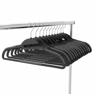 Plastové ramienka na oblečenie 41 cm SPRINGOS HG0082 20ks sivá