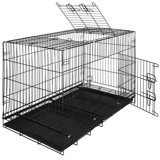 Klietka pre psa 100x60x70 cm, kovová SPRINGOS PA1016
